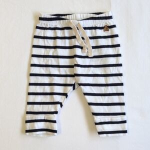 babyGap striped cotton brannan bear joggers pants 0-3 months baby boy